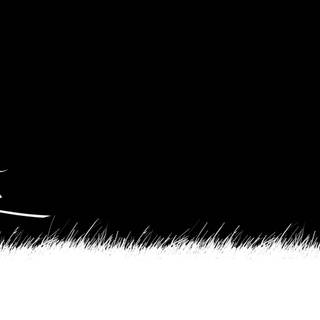 White anime desktop wallpaper