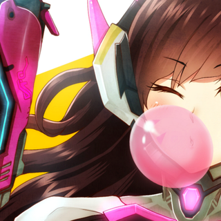 D.Va desktop minimalist wallpaper