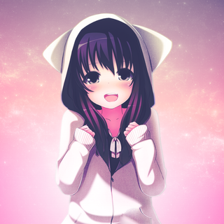 Cute gaming pink anime wallpaper