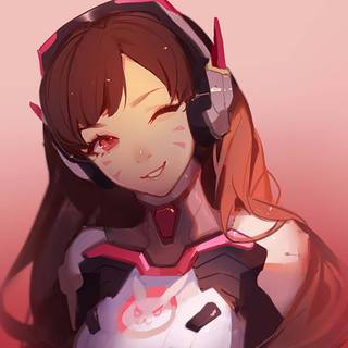 Cute gaming pink anime wallpaper