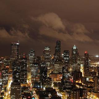 Aesthetic city lights wallpaper