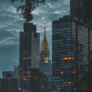 Aesthetic city lights wallpaper