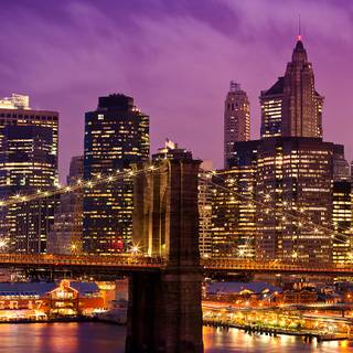 Aesthetic city lights wallpaper