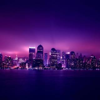 Aesthetic city lights wallpaper