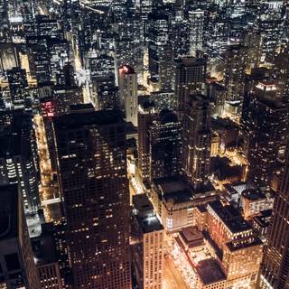 Aesthetic city lights wallpaper