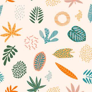 Plant geometry wallpaper