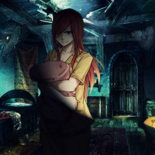 PS4 night anime 1920x1080 wallpaper