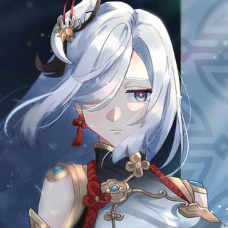 Genshin Impact Shenhe wallpaper