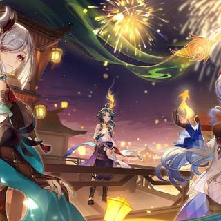 Genshin Impact Shenhe wallpaper