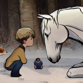The Boy The Mole The Fox and The Horse wallpaper