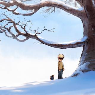 The Boy The Mole The Fox and The Horse wallpaper