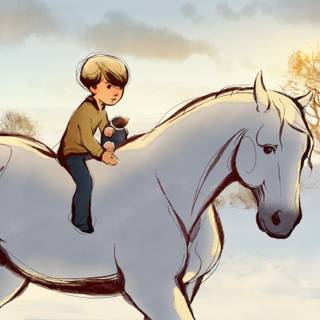 The Boy The Mole The Fox and The Horse wallpaper