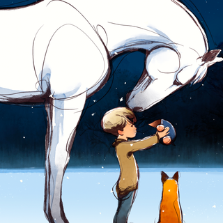 The Boy The Mole The Fox and The Horse wallpaper
