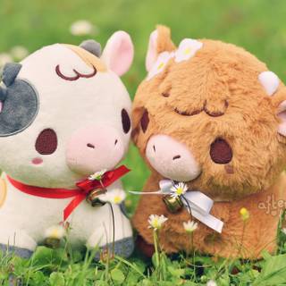 Floofyfluff Cow wallpaper