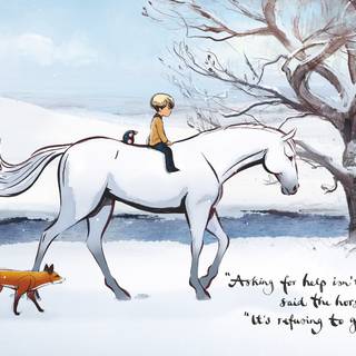 The Boy The Mole The Fox and The Horse wallpaper