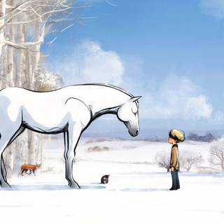 The Boy The Mole The Fox and The Horse wallpaper