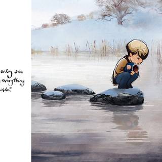 The Boy The Mole The Fox and The Horse wallpaper