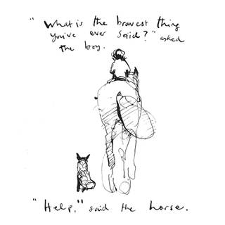 The Boy The Mole The Fox and The Horse wallpaper