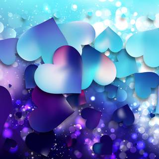 Valentine purple wallpaper