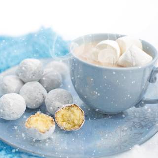 Hot cocoa winter wallpaper