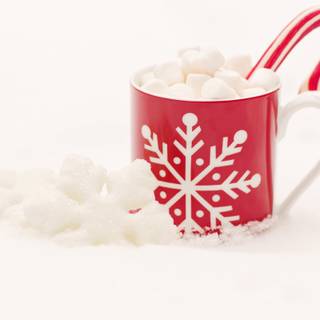 Hot cocoa winter wallpaper