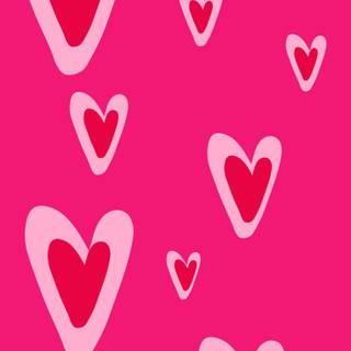 Cute Valentines pink wallpaper