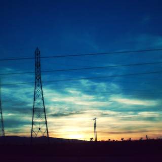 Power line wallpaper