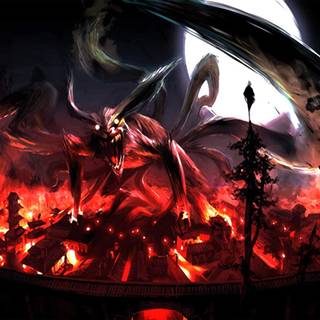 Kurama desktop wallpaper