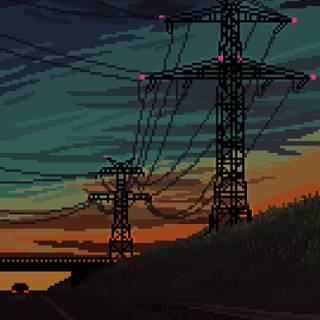 Power line wallpaper