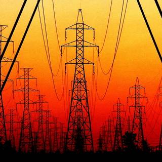 Power line wallpaper