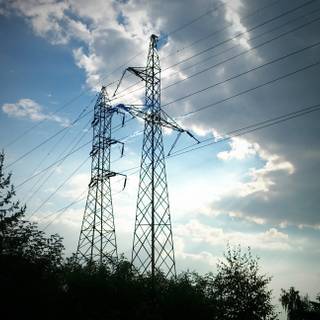 Power line wallpaper