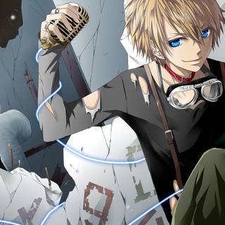 Anime boy reading wallpaper