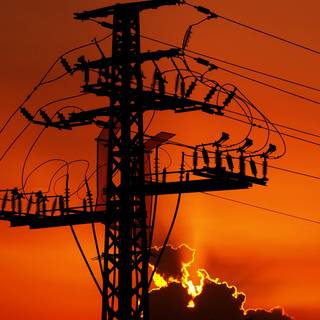 Power line wallpaper