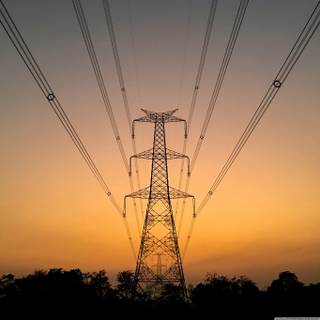 Power line wallpaper