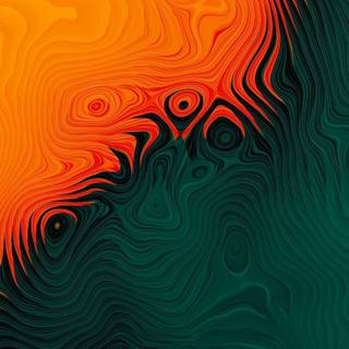 Orange iPhone 4k wallpaper