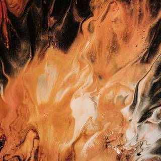 Orange iPhone 4k wallpaper