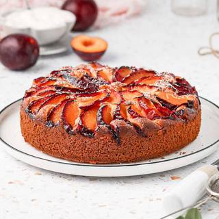 Plum cake wallpaper