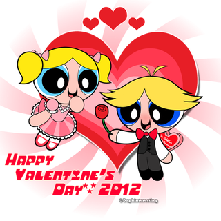 Powerpuff Girl Valentine's Day wallpaper