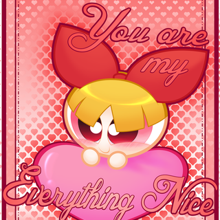 Powerpuff Girl Valentine's Day wallpaper