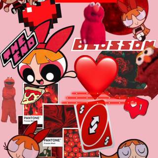 Powerpuff Girl Valentine's Day wallpaper