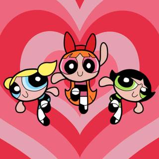 Powerpuff Girl Valentine's Day wallpaper