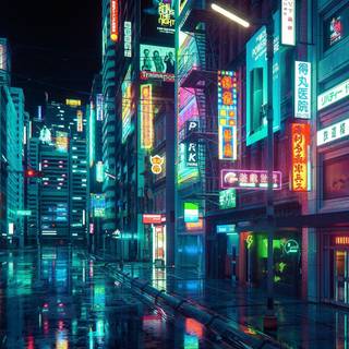 Cyberpunk theme wallpaper