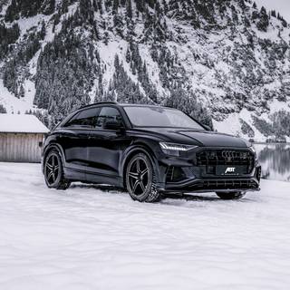 Audi snow wallpaper