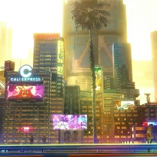 Cyberpunk night city 4k wallpaper