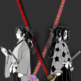 Demon Slayer katana wallpaper