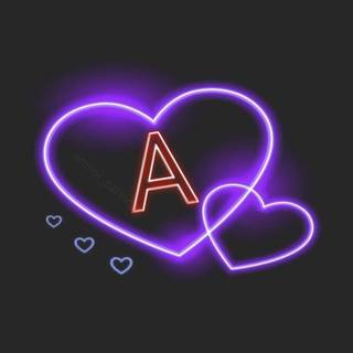 Cute letter A wallpaper