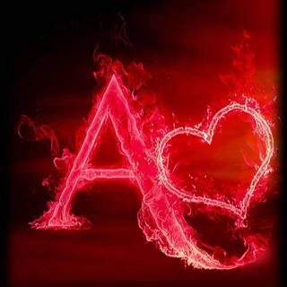 Cute letter A wallpaper