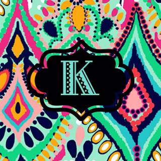 Cute letter K wallpaper