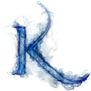 Cute letter K wallpaper