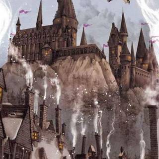 Hogwarts winter wallpaper